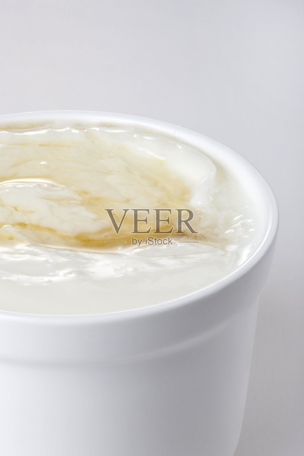 酸奶和蜂蜜照片摄影图片