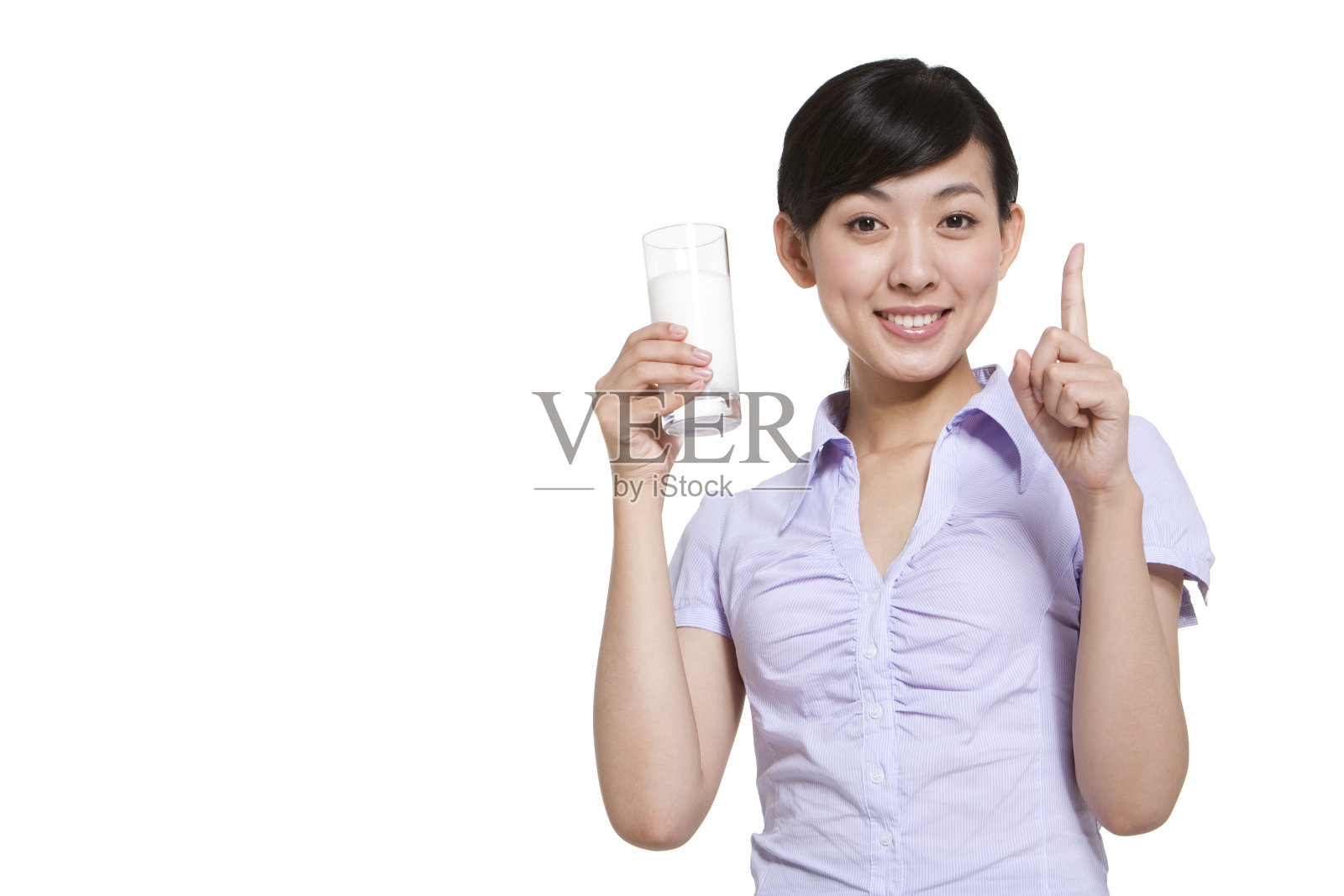 商务女士和牛奶照片摄影图片