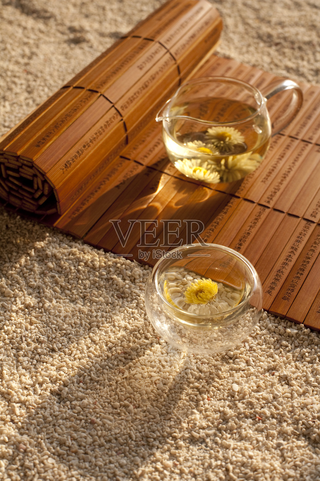 菊花茶特写照片摄影图片