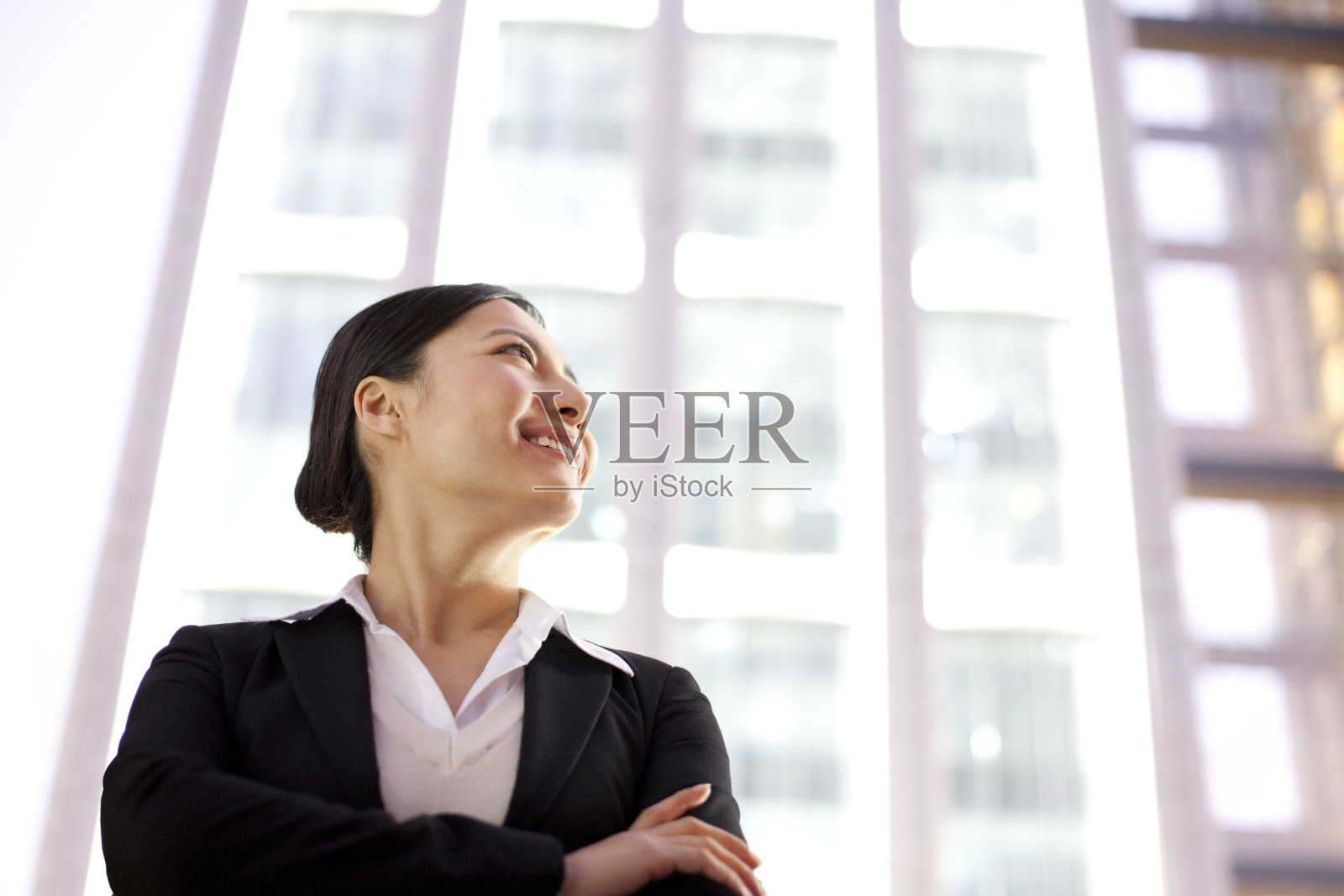 青年商务女士肖像照片摄影图片