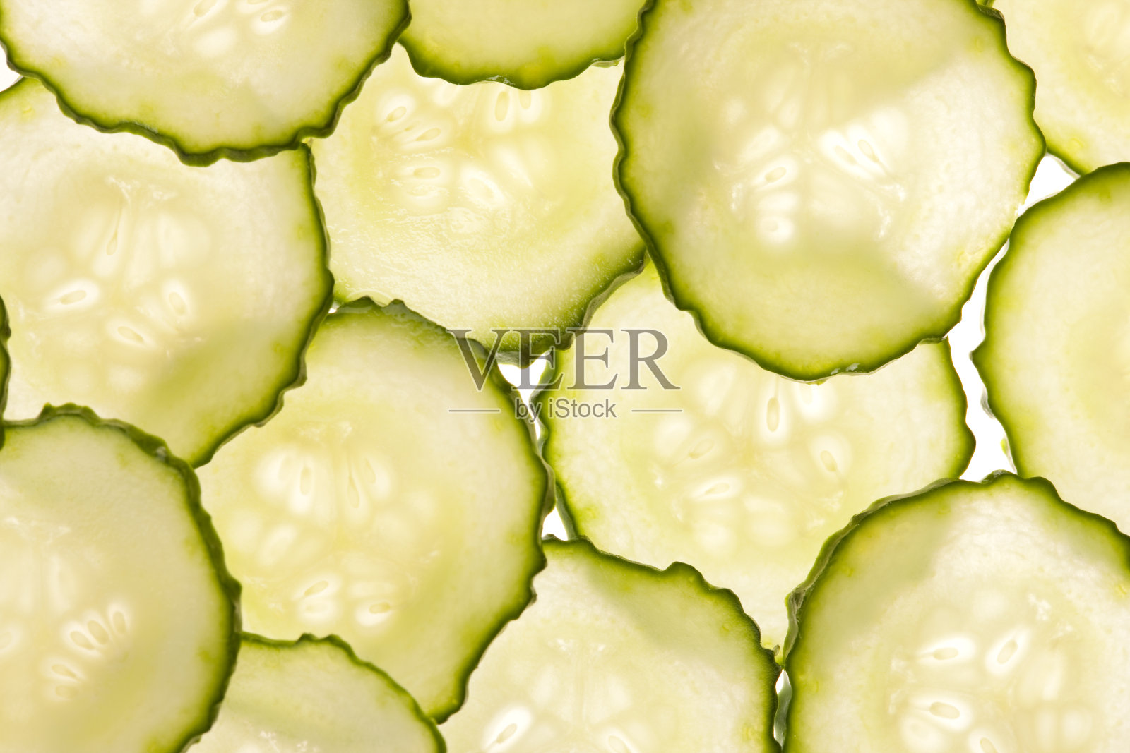 黄瓜片照片摄影图片