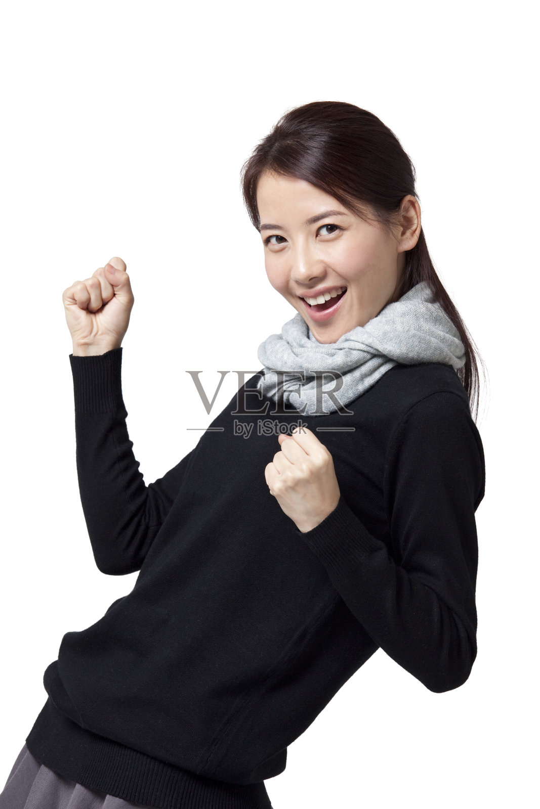 时尚青年女子肖像照片摄影图片