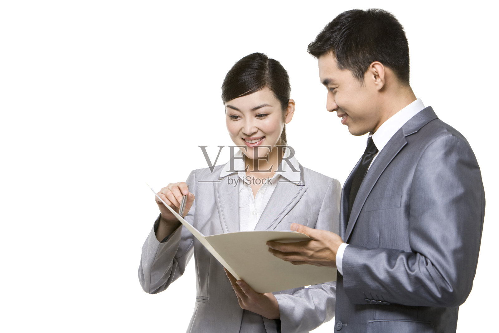 商务人士讨论照片摄影图片