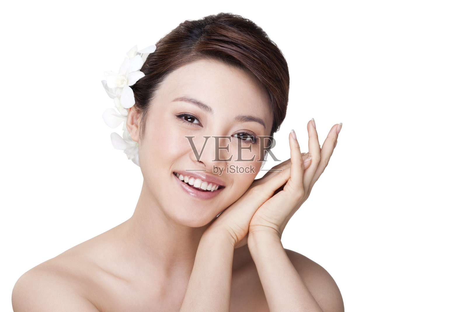 美丽年轻女子肖像照片摄影图片