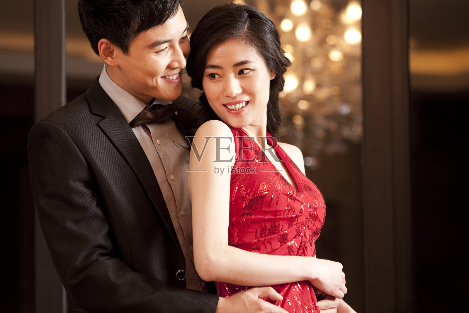 青年男女浪漫约会照片摄影图片