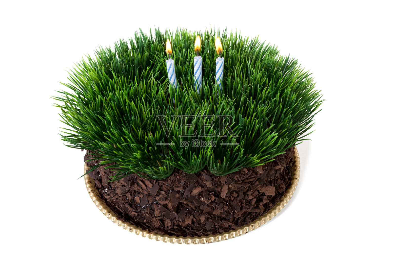 青草蛋糕照片摄影图片