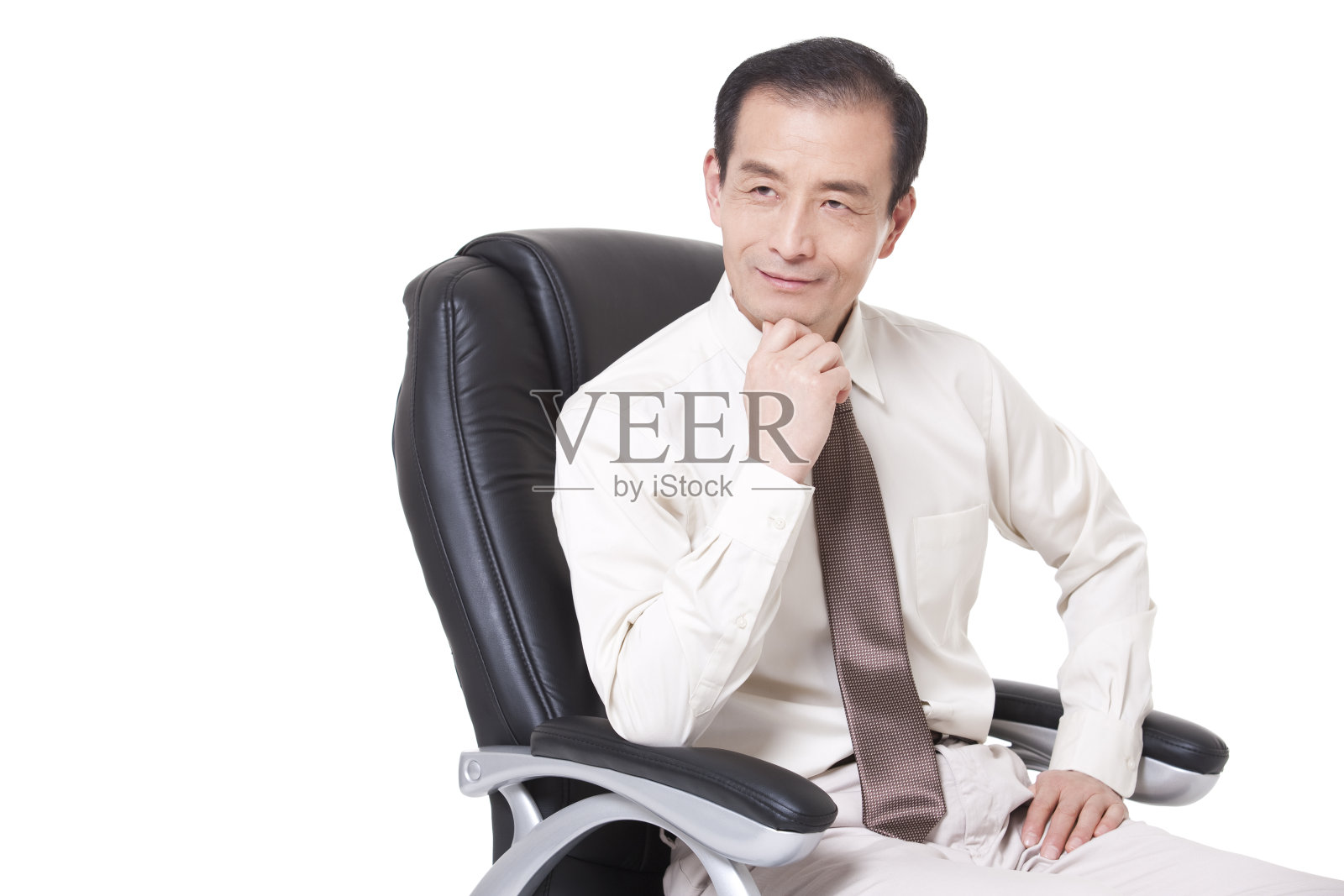 睿智的商务男士照片摄影图片