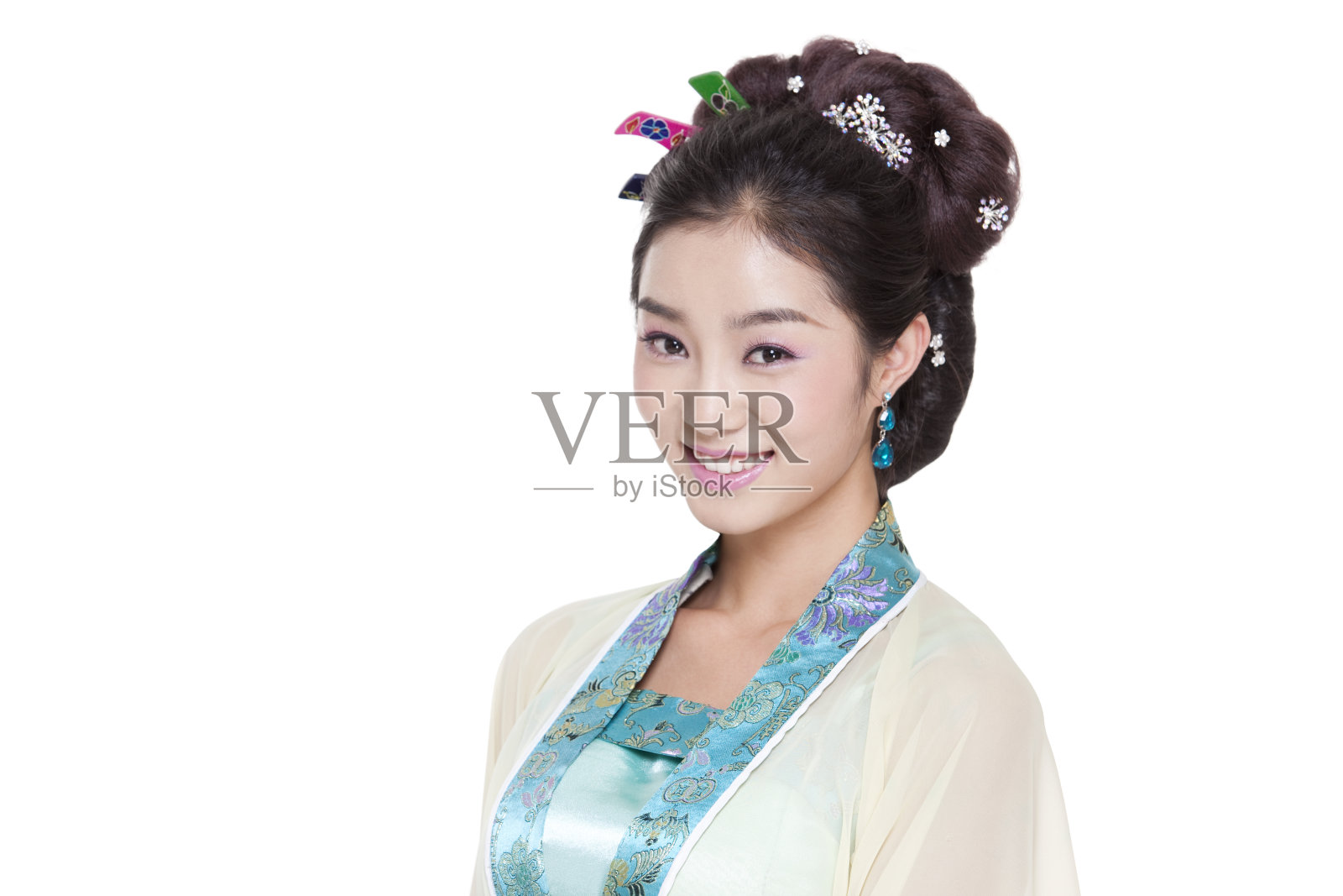 古典美女肖像照片摄影图片