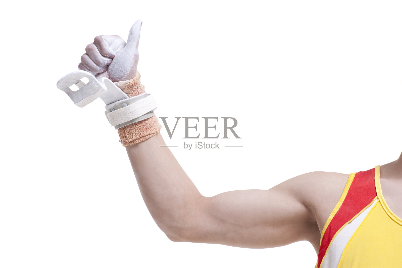 运动员竖起拇指照片摄影图片