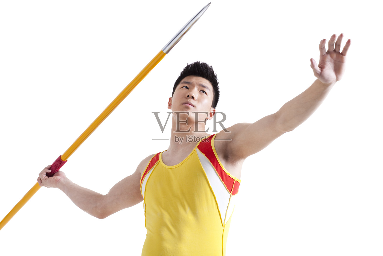 运动员投掷标枪照片摄影图片