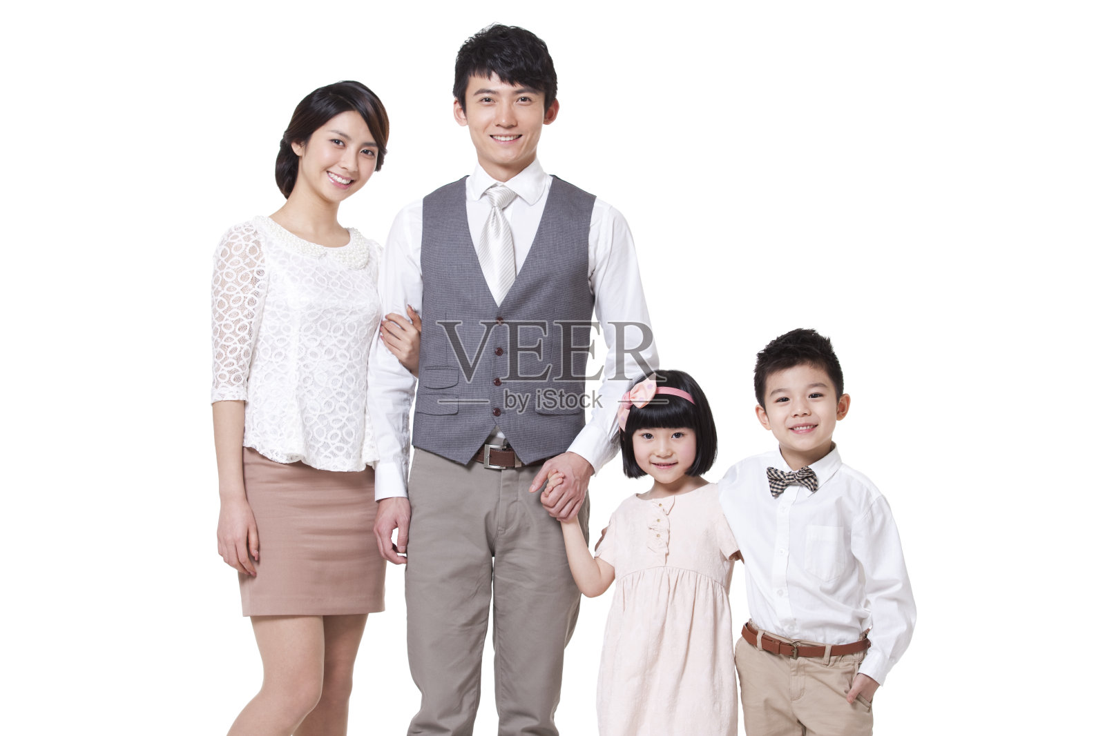 贵族一家人照片摄影图片