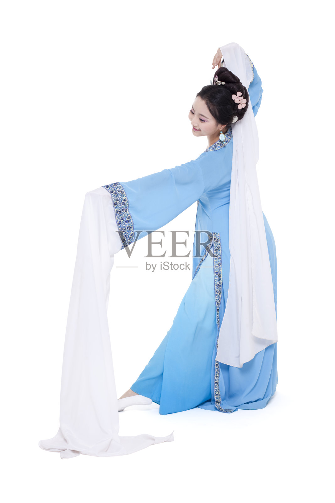 古装美女表演古典舞照片摄影图片