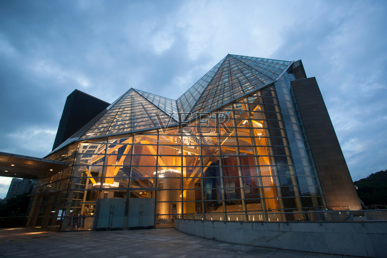 广东省深圳城市建筑夜景照片摄影图片