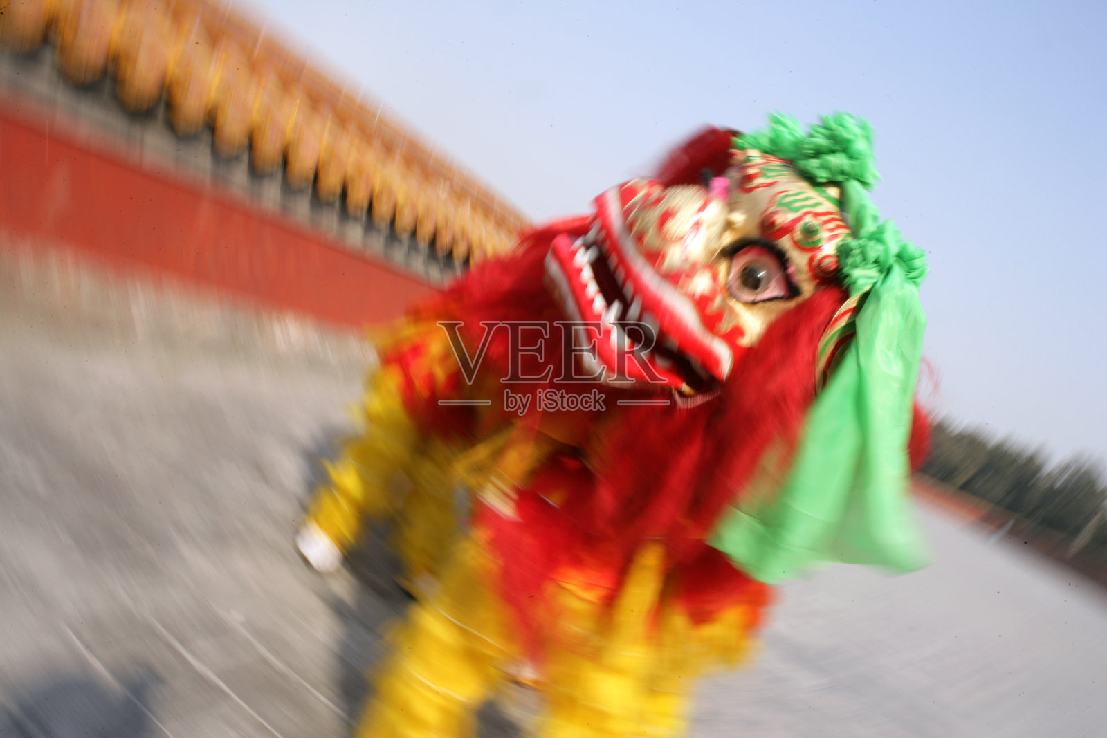 中国舞狮照片摄影图片