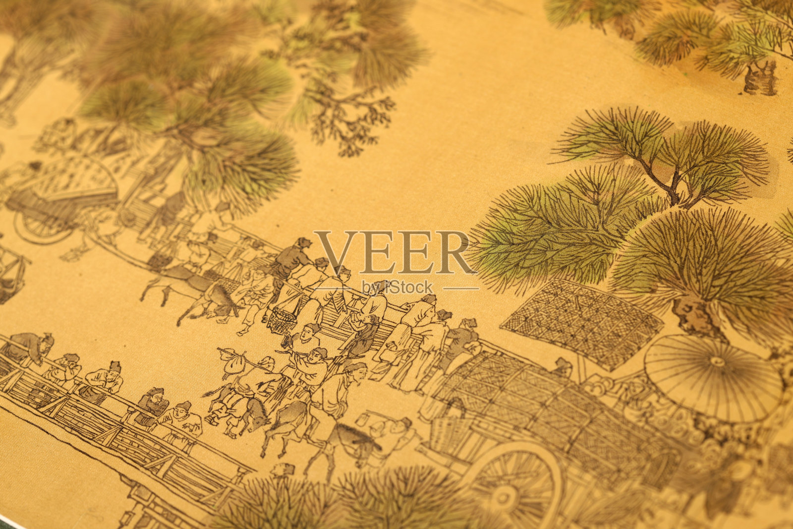 清明上河图照片摄影图片