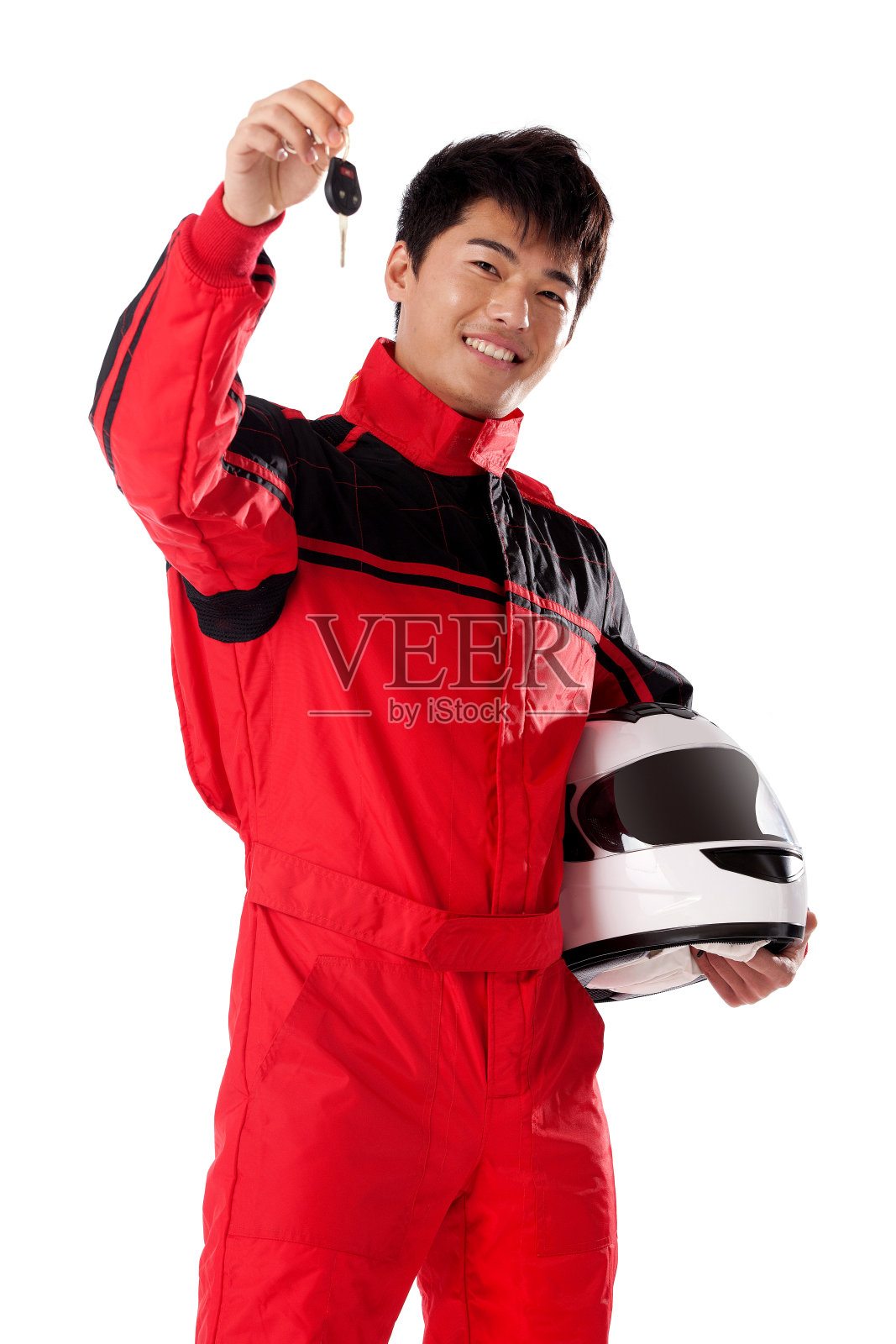 青年赛车手照片摄影图片