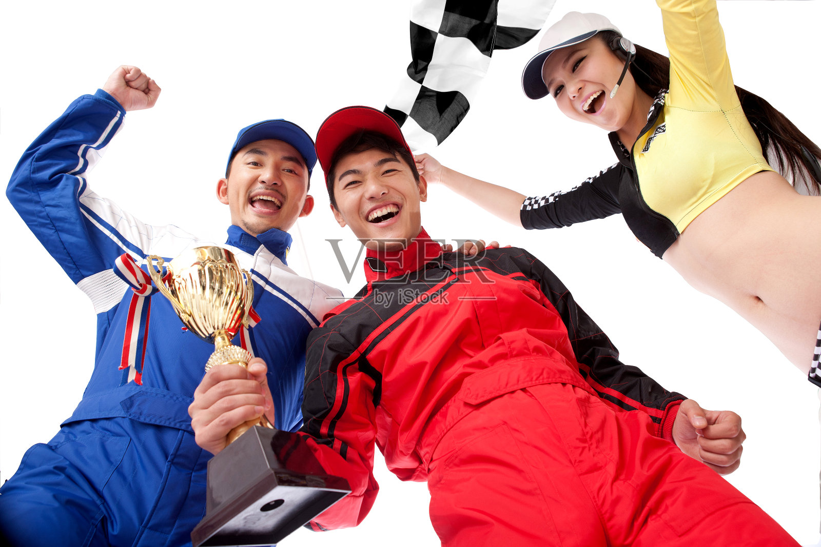 青年赛车手照片摄影图片