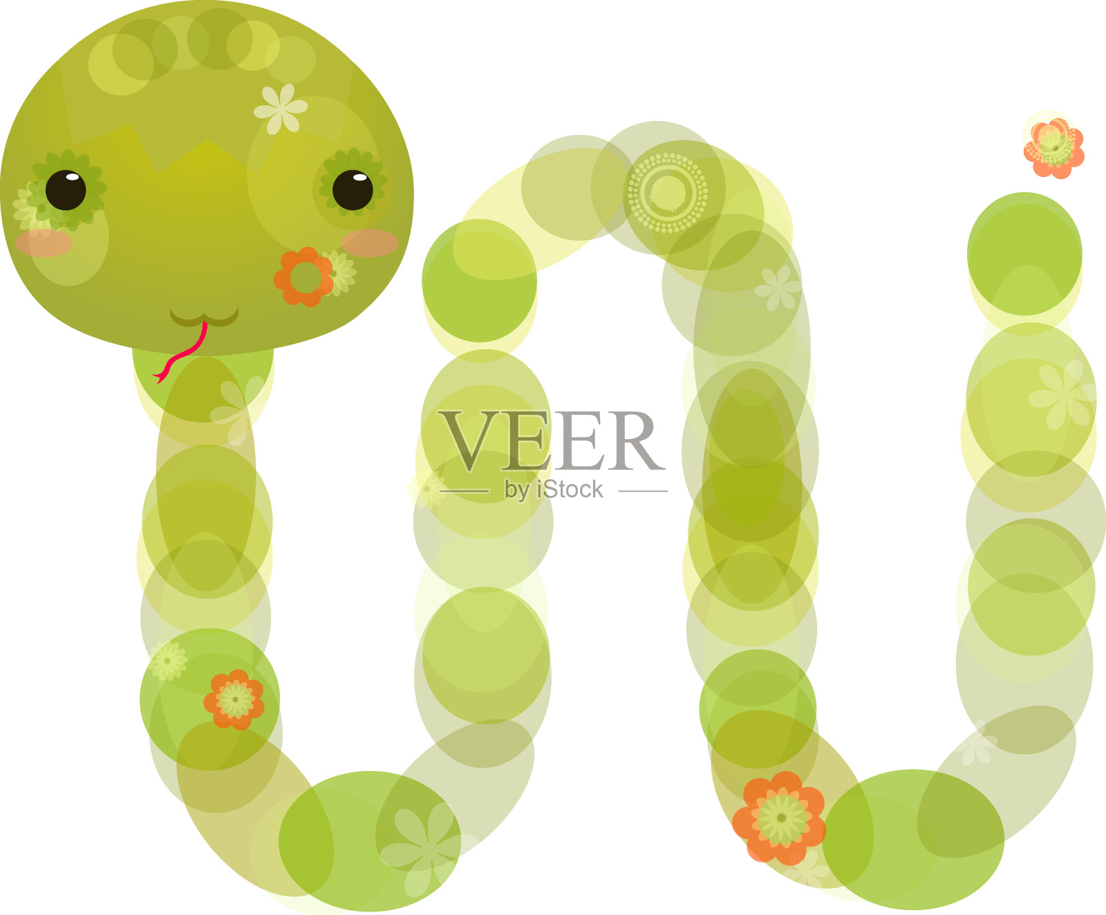 插画蛇插画图片素材