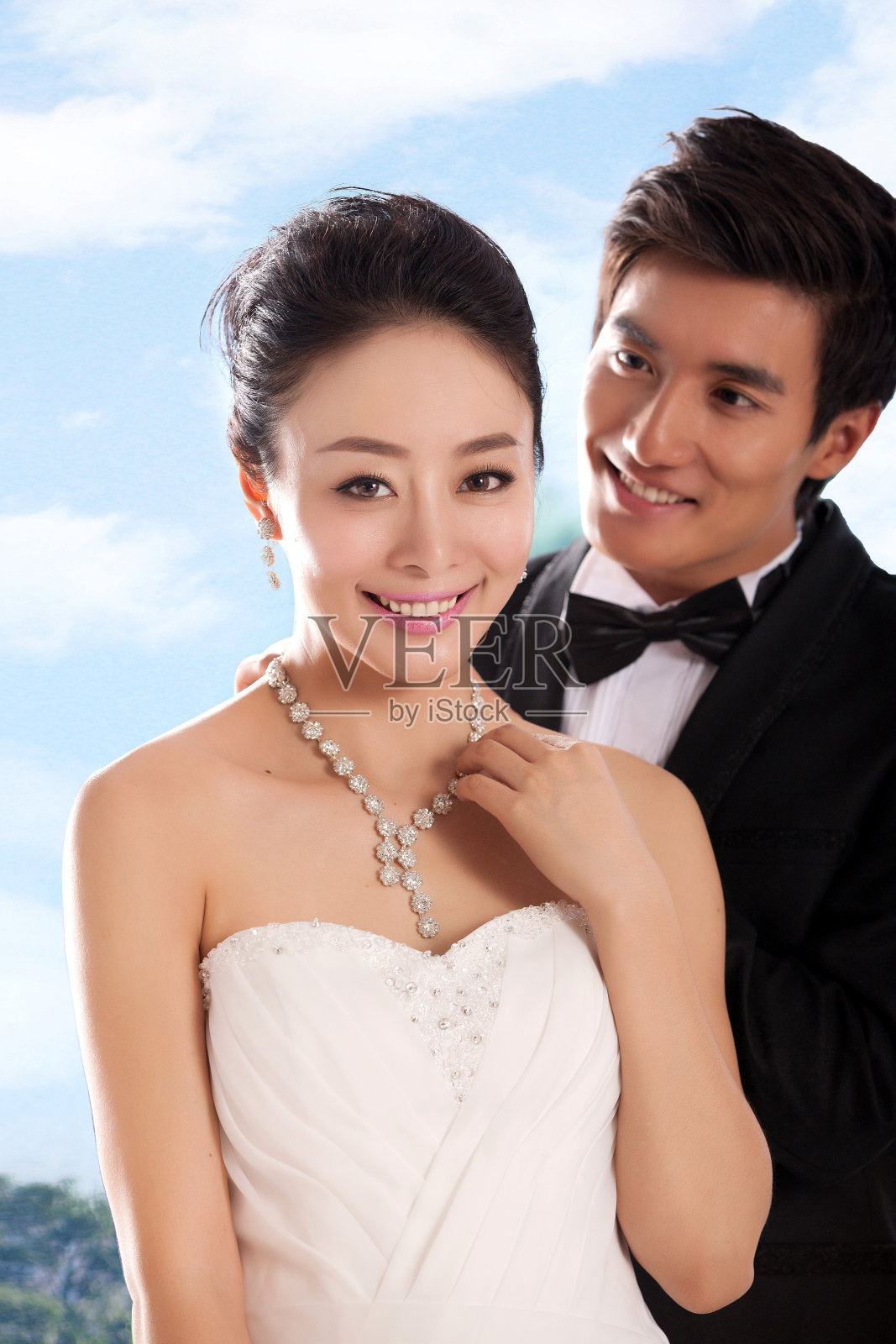 浪漫婚纱情侣照片摄影图片