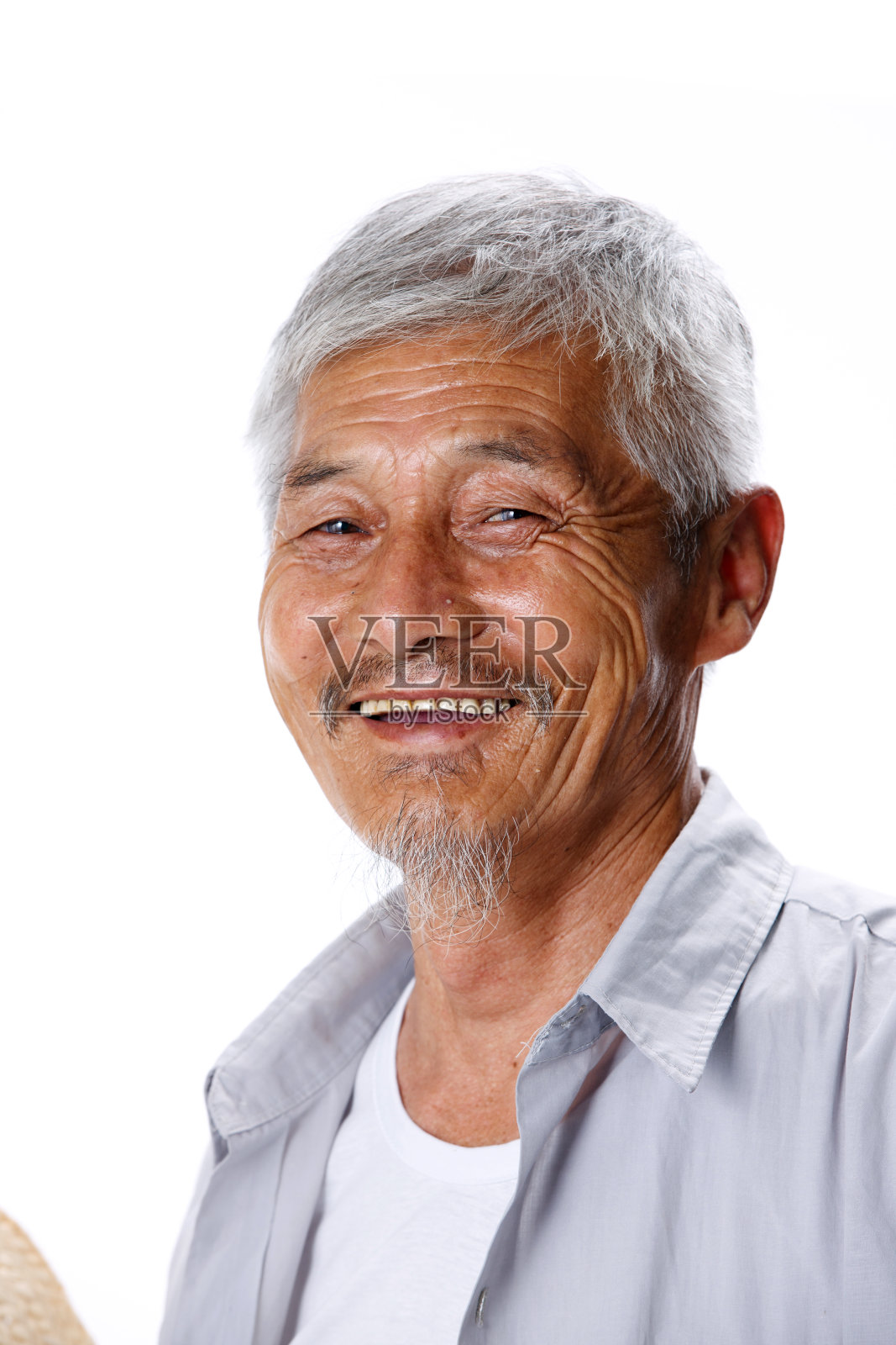 一个农民老人照片摄影图片