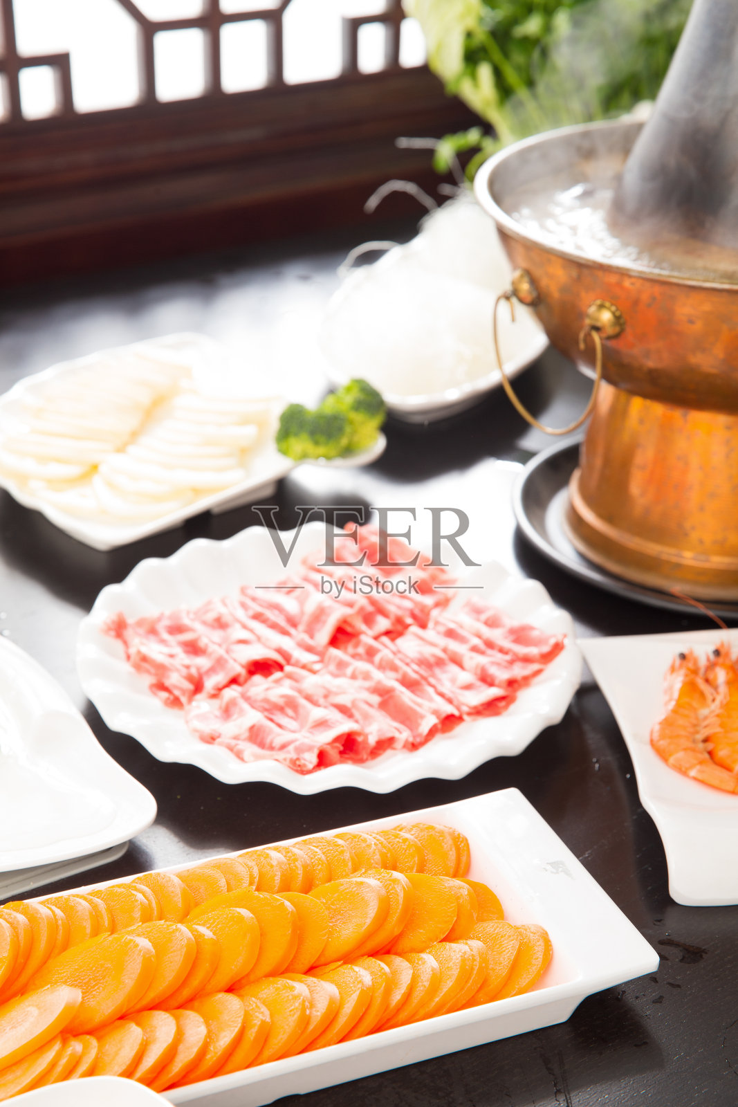 涮羊肉照片摄影图片