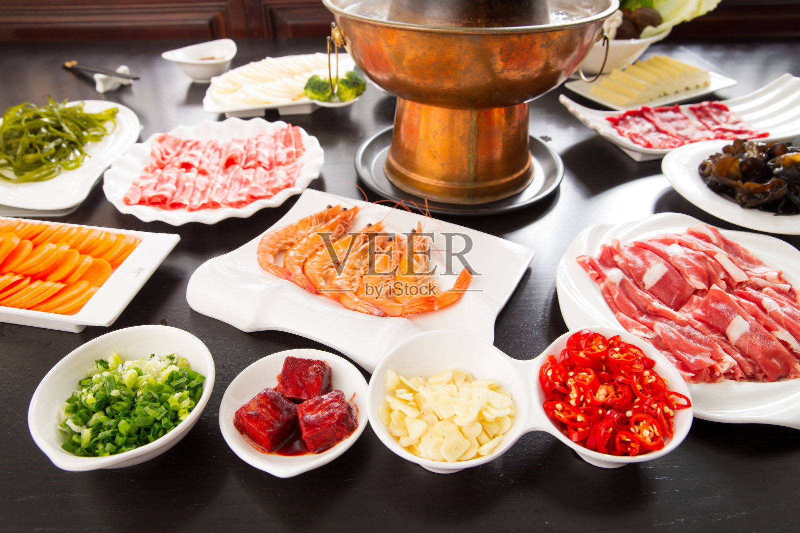 涮羊肉照片摄影图片