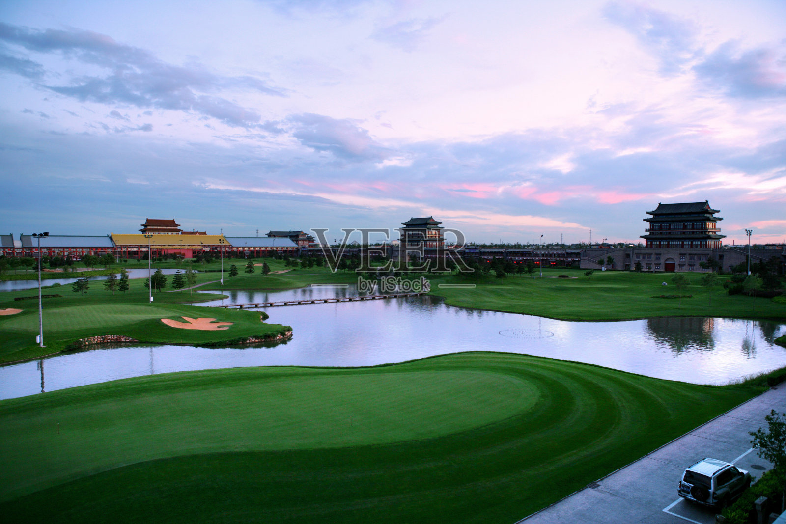 高尔夫球场照片摄影图片