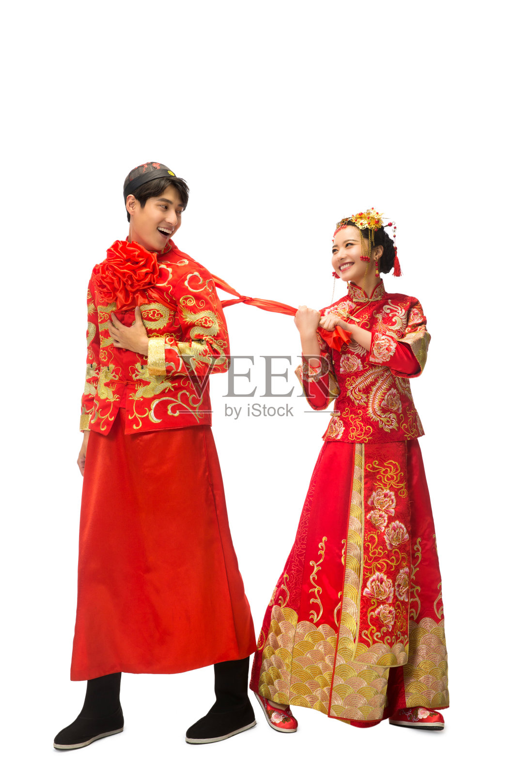 中式古典婚礼照片摄影图片