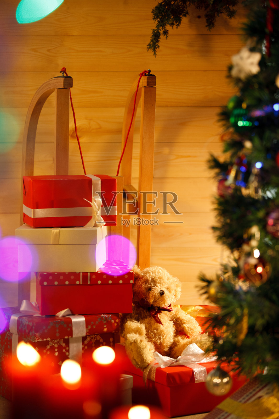 圣诞装饰物照片摄影图片