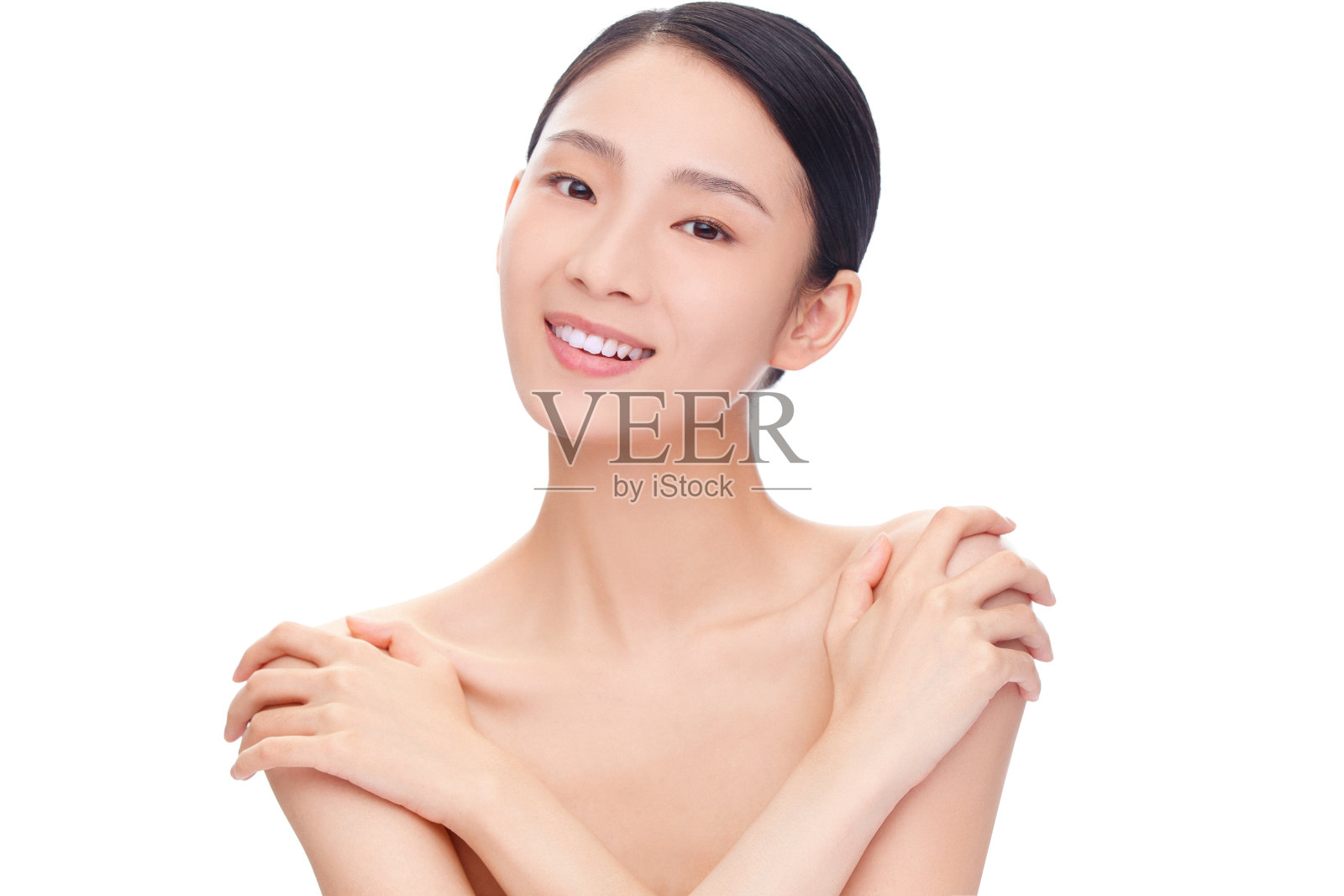 青年美女肖像照片摄影图片