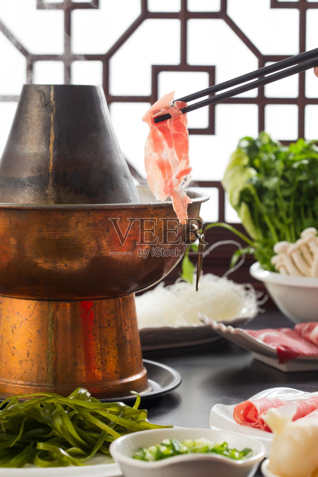 涮羊肉照片摄影图片