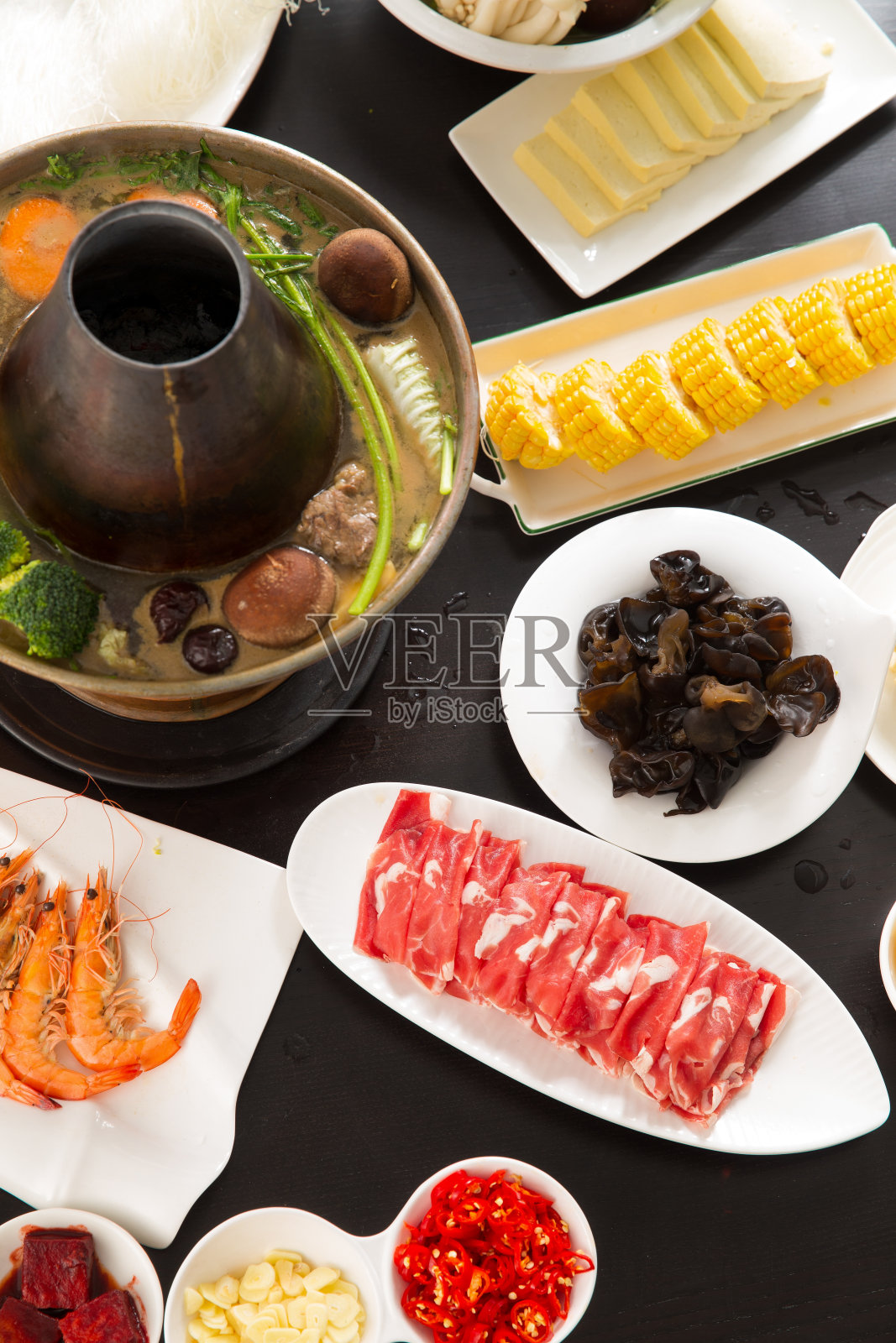 涮羊肉照片摄影图片