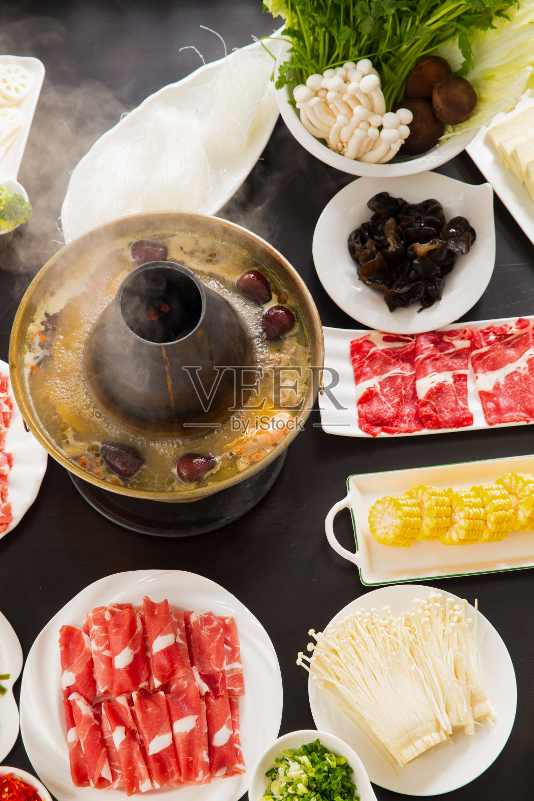 涮羊肉照片摄影图片