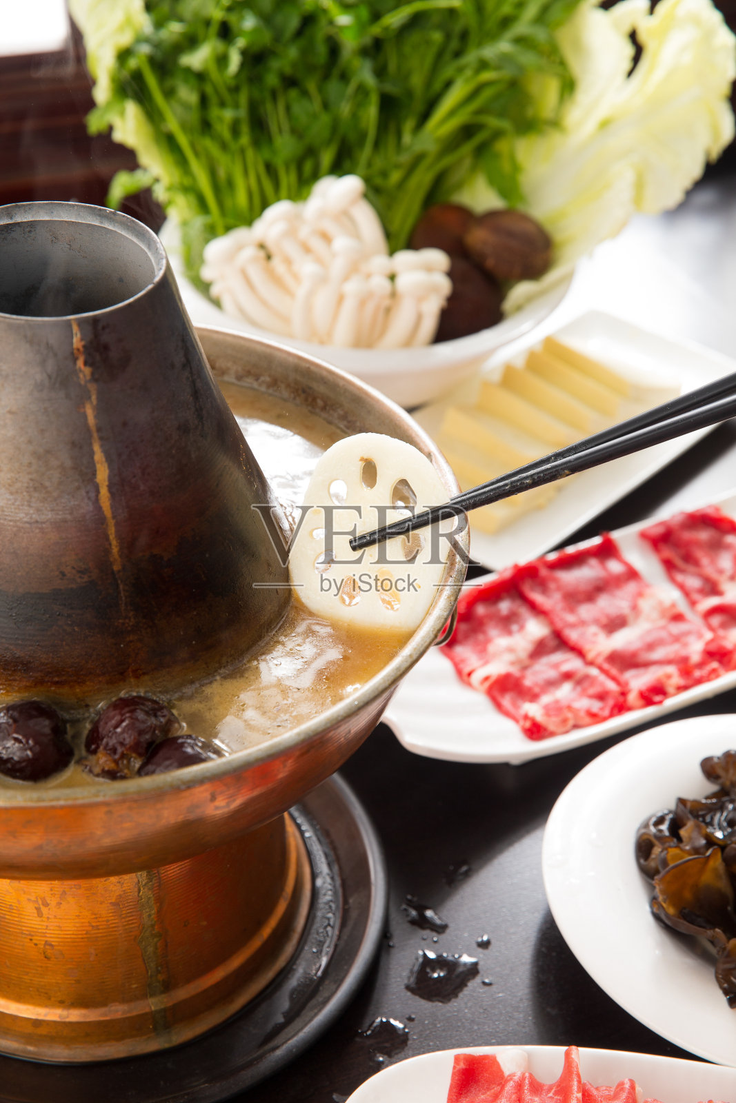 涮羊肉照片摄影图片