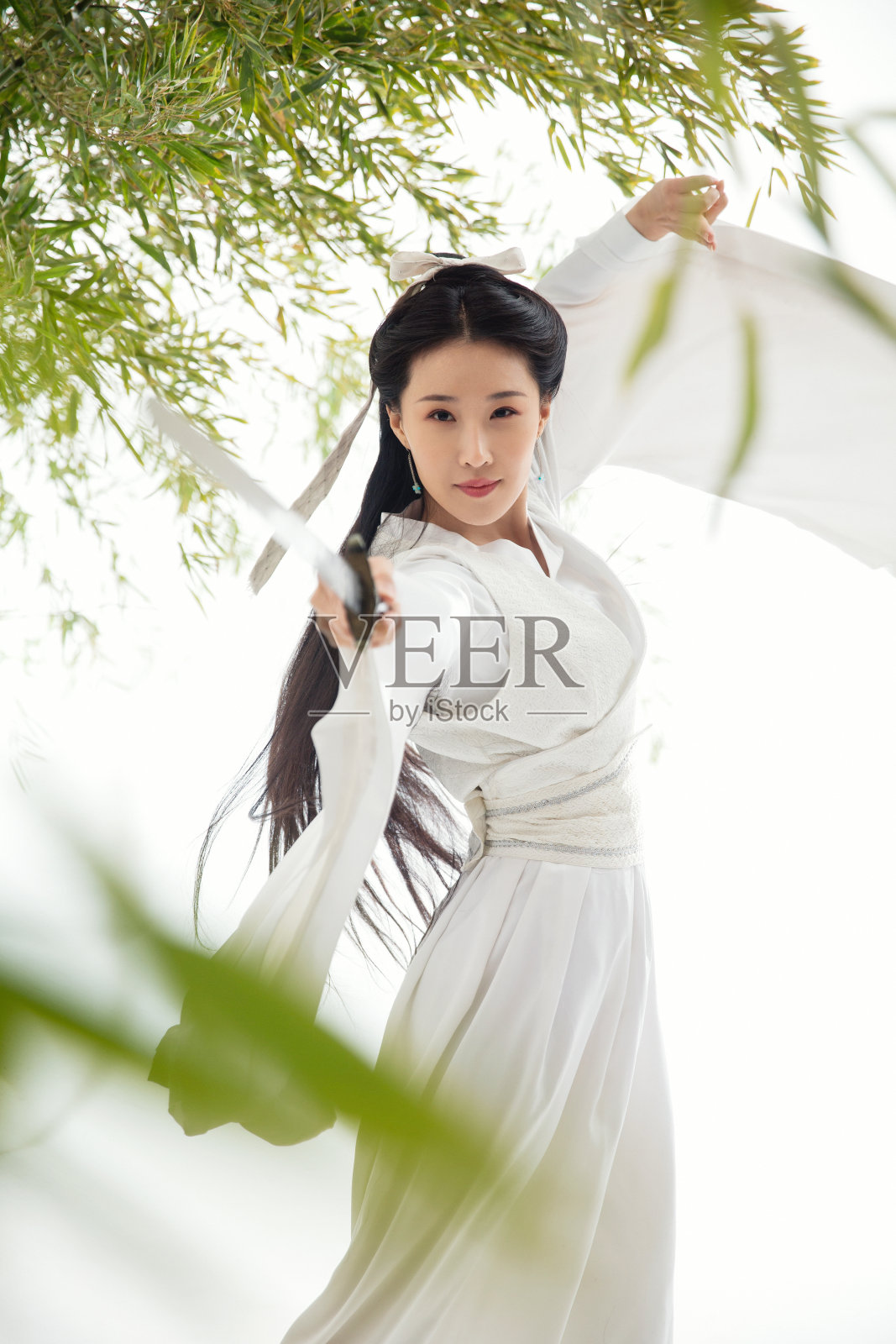 江湖侠女照片摄影图片