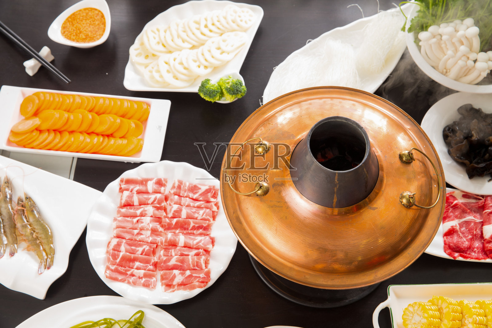 涮羊肉照片摄影图片