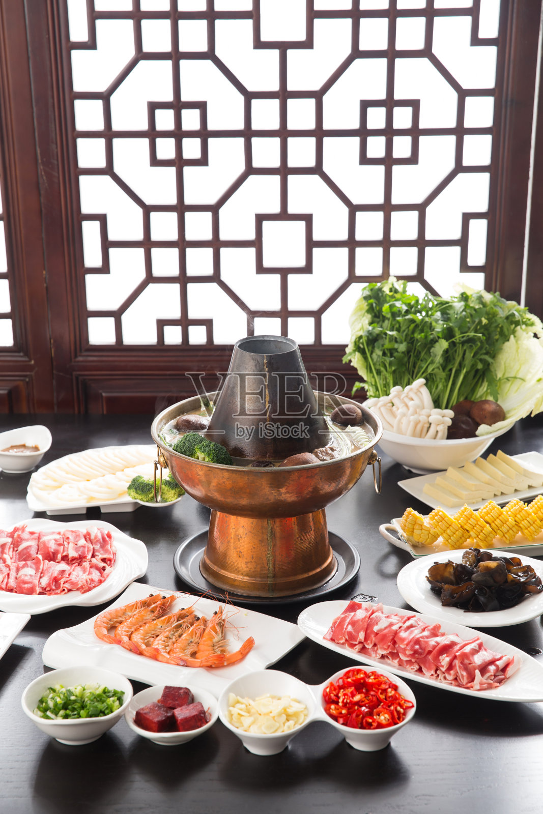 涮羊肉照片摄影图片