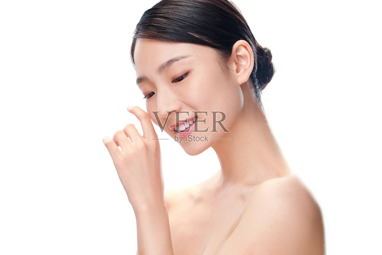 青年美女肖像照片摄影图片