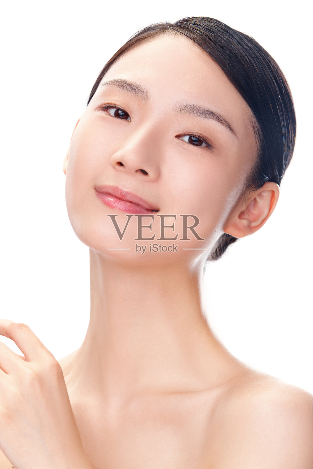 美女妆面肖像照片摄影图片