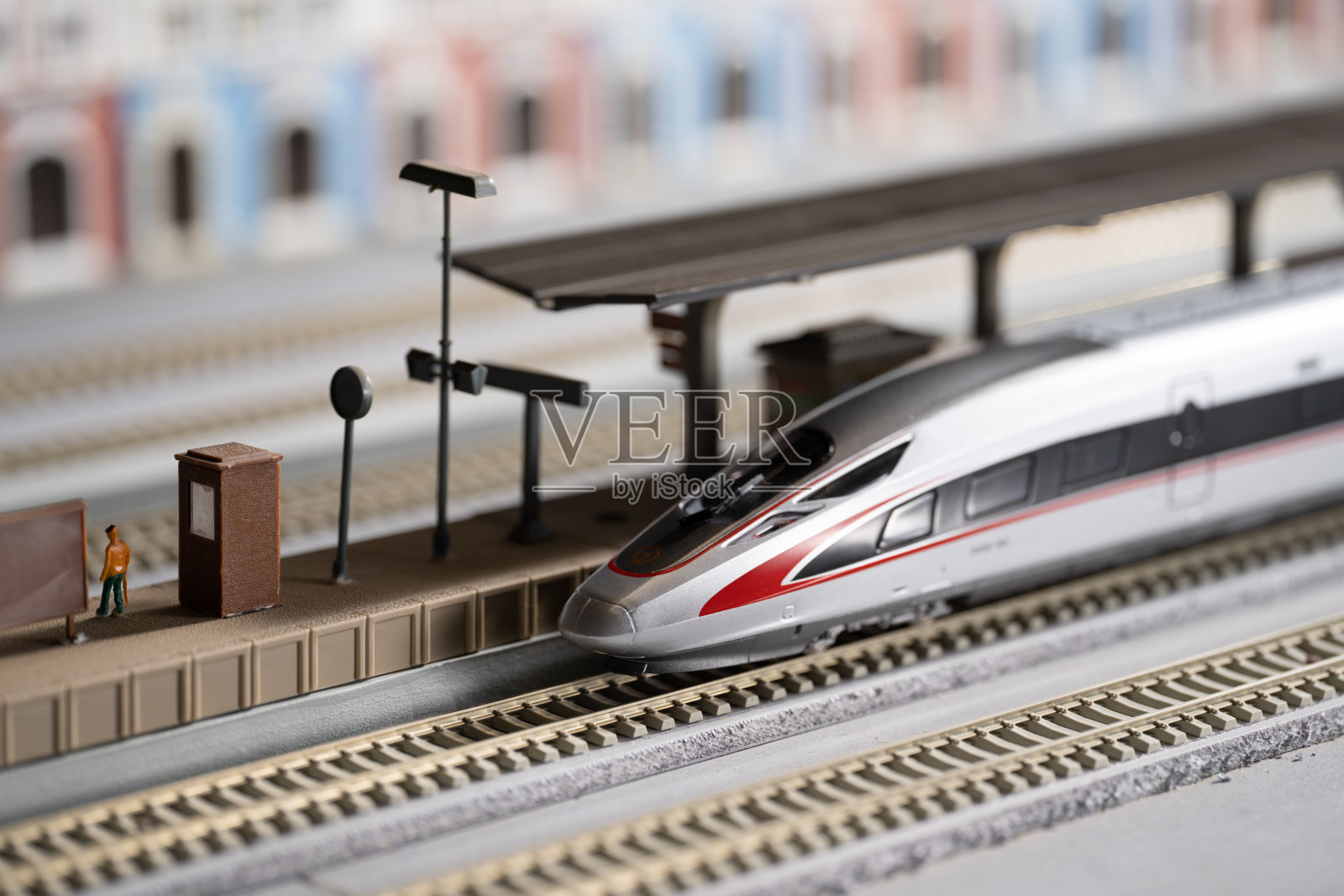 高铁模型照片摄影图片