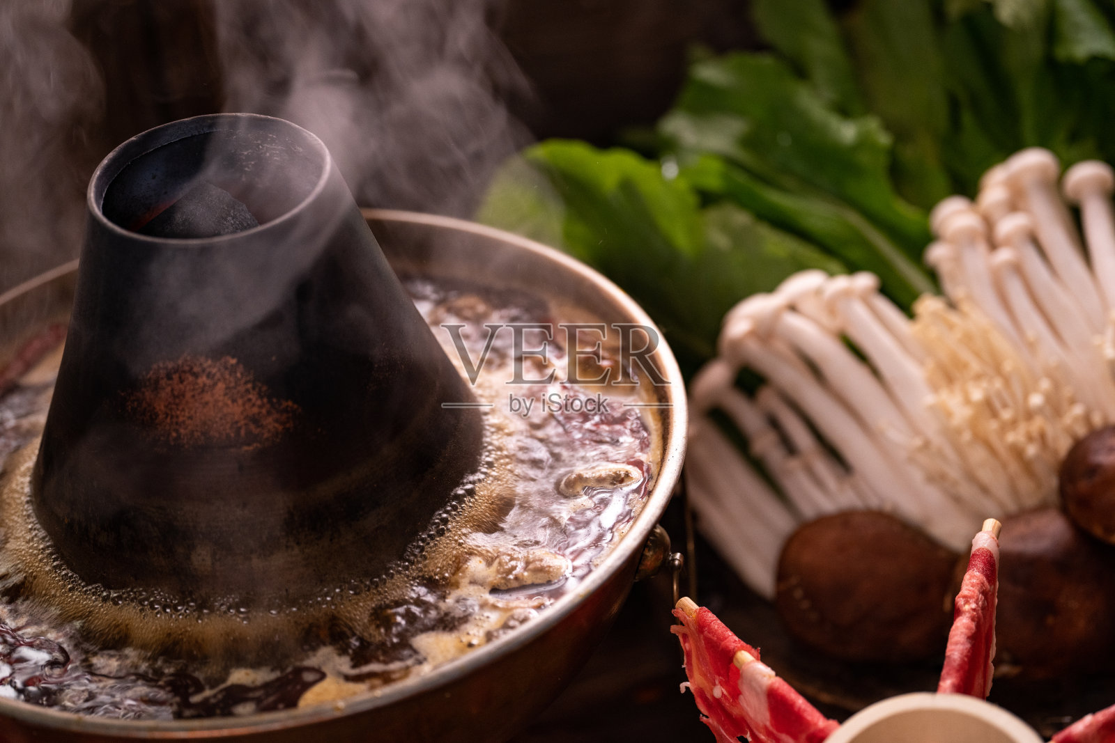 涮羊肉照片摄影图片