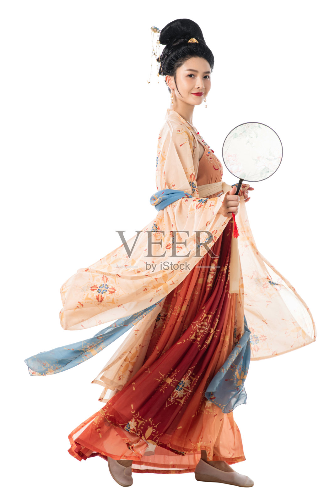 古装美女照片摄影图片