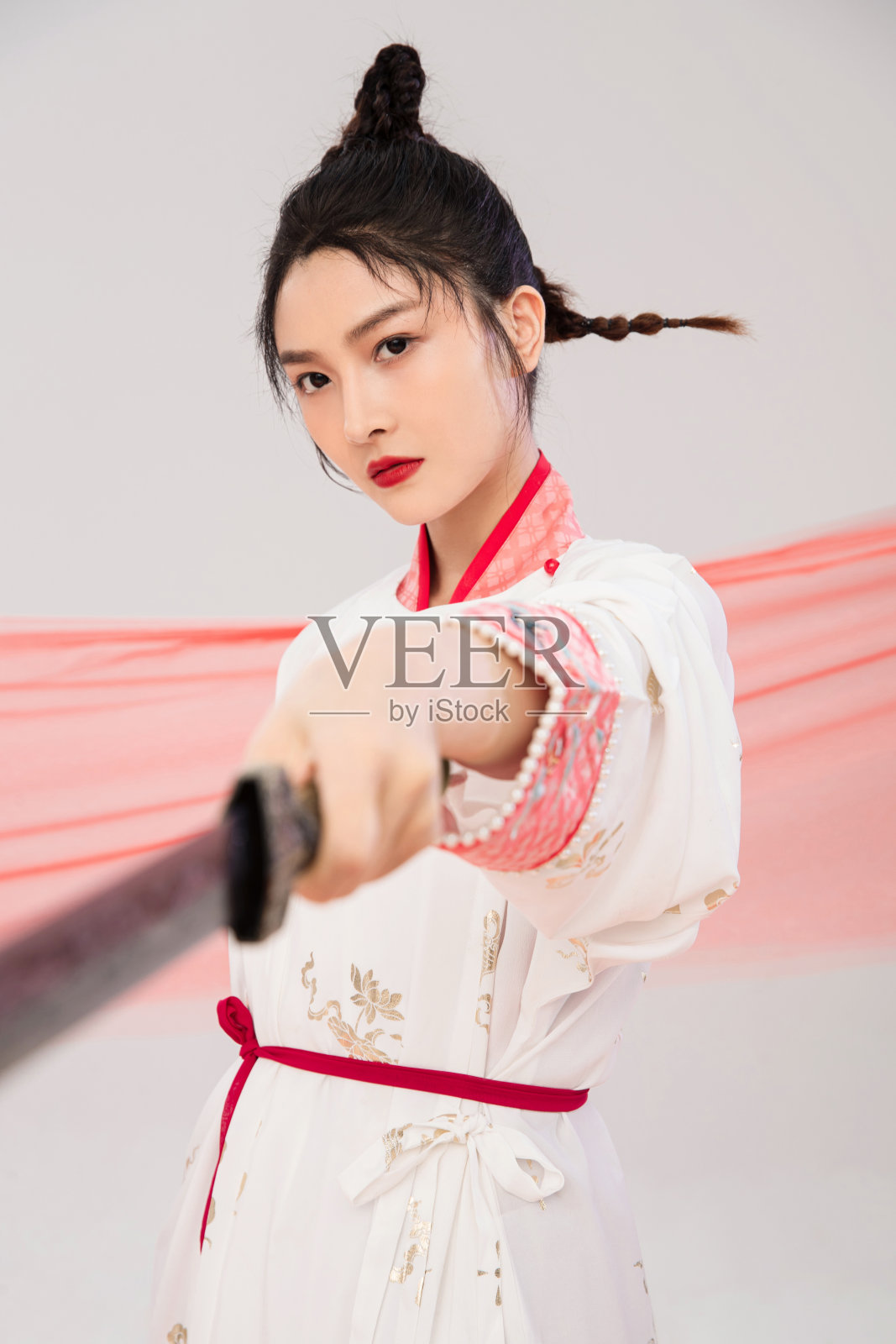 江湖侠女照片摄影图片