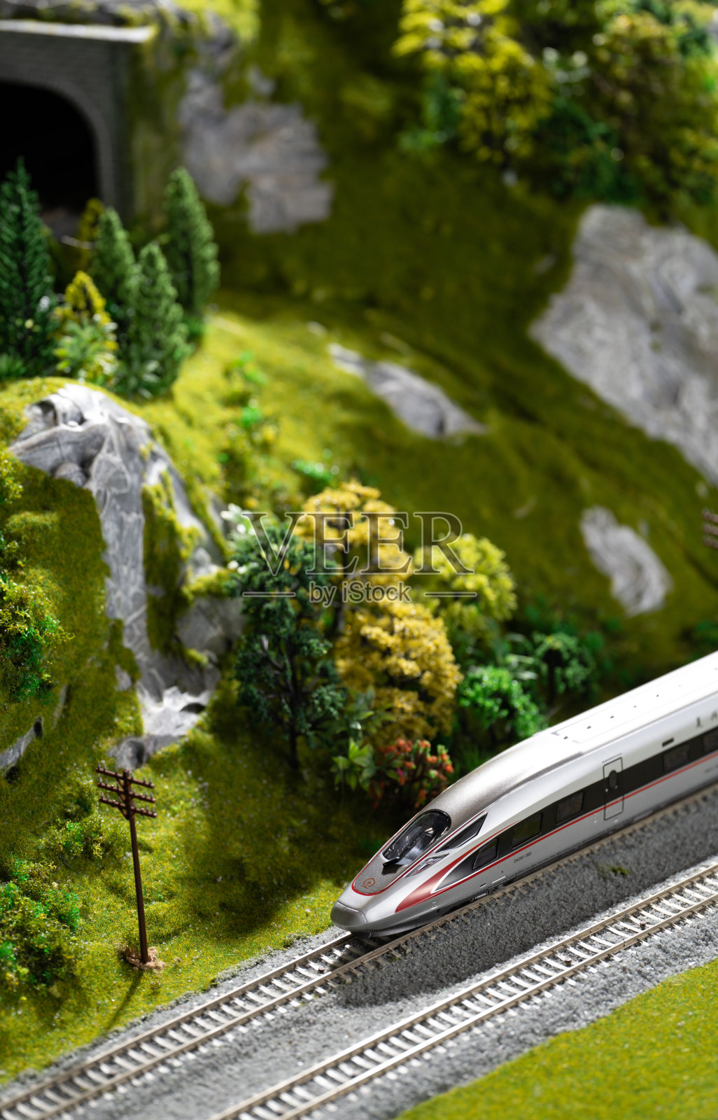 高铁模型照片摄影图片