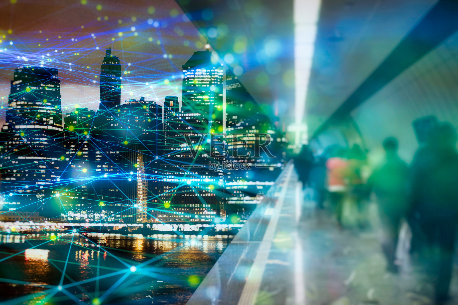 智能城市照片摄影图片