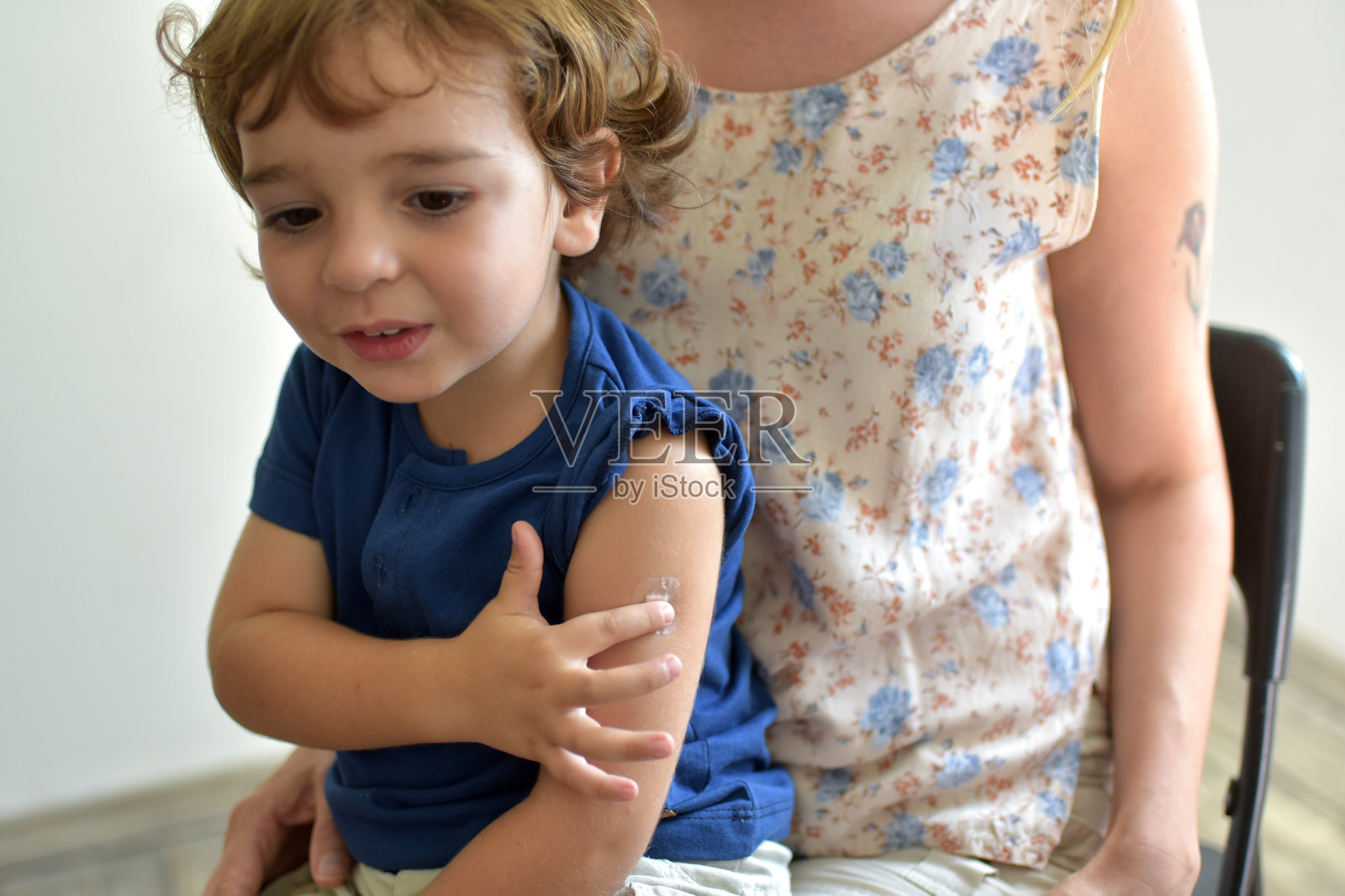 儿童疫苗接种照片摄影图片