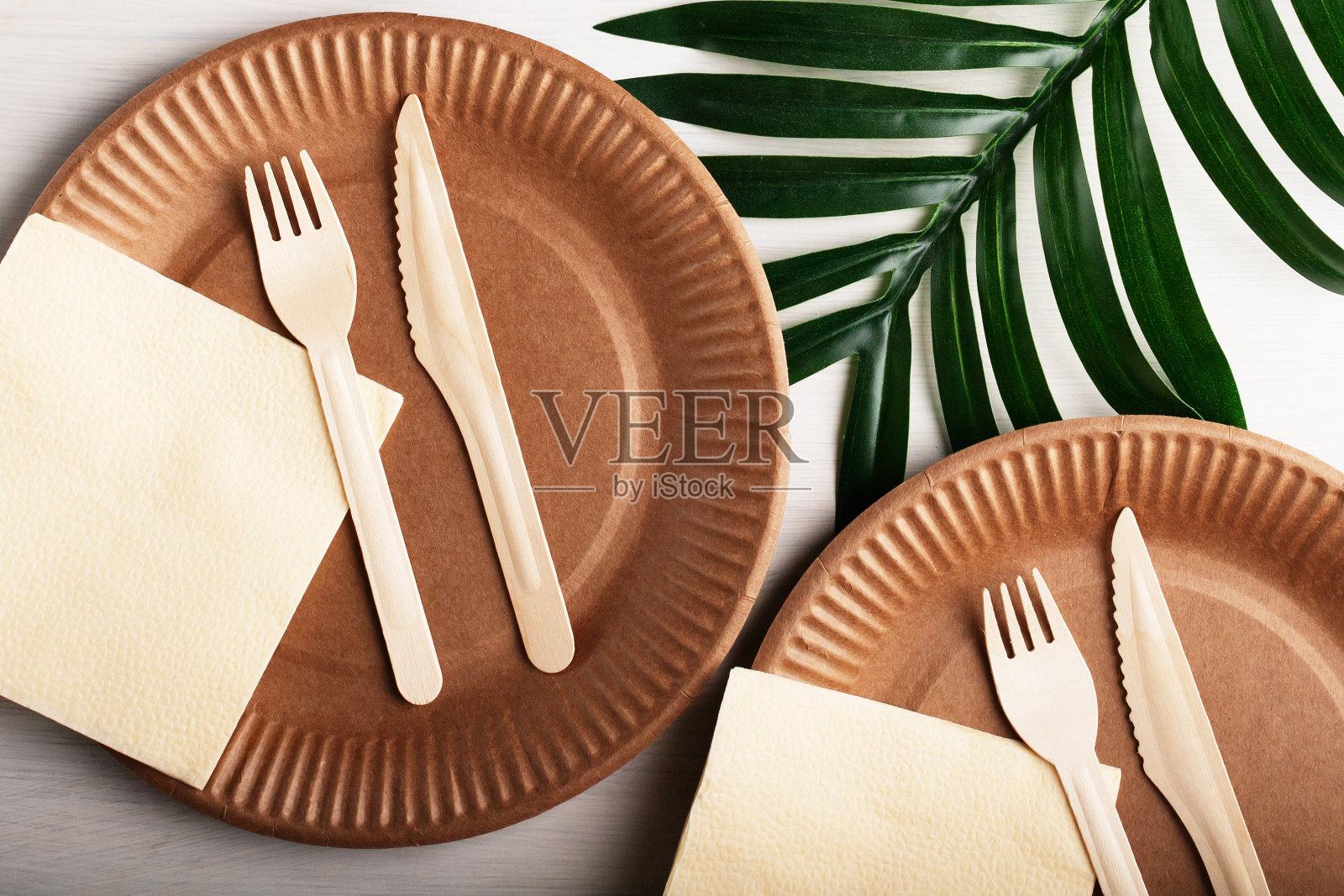 一次性环保餐具，有机厨具，环保，可重复使用照片摄影图片