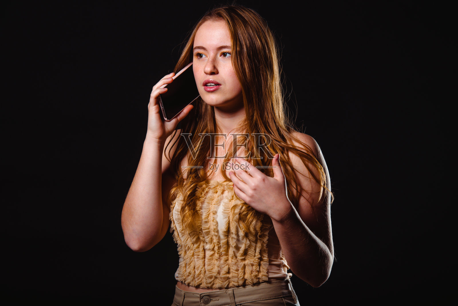 很酷的时尚女孩照片摄影图片