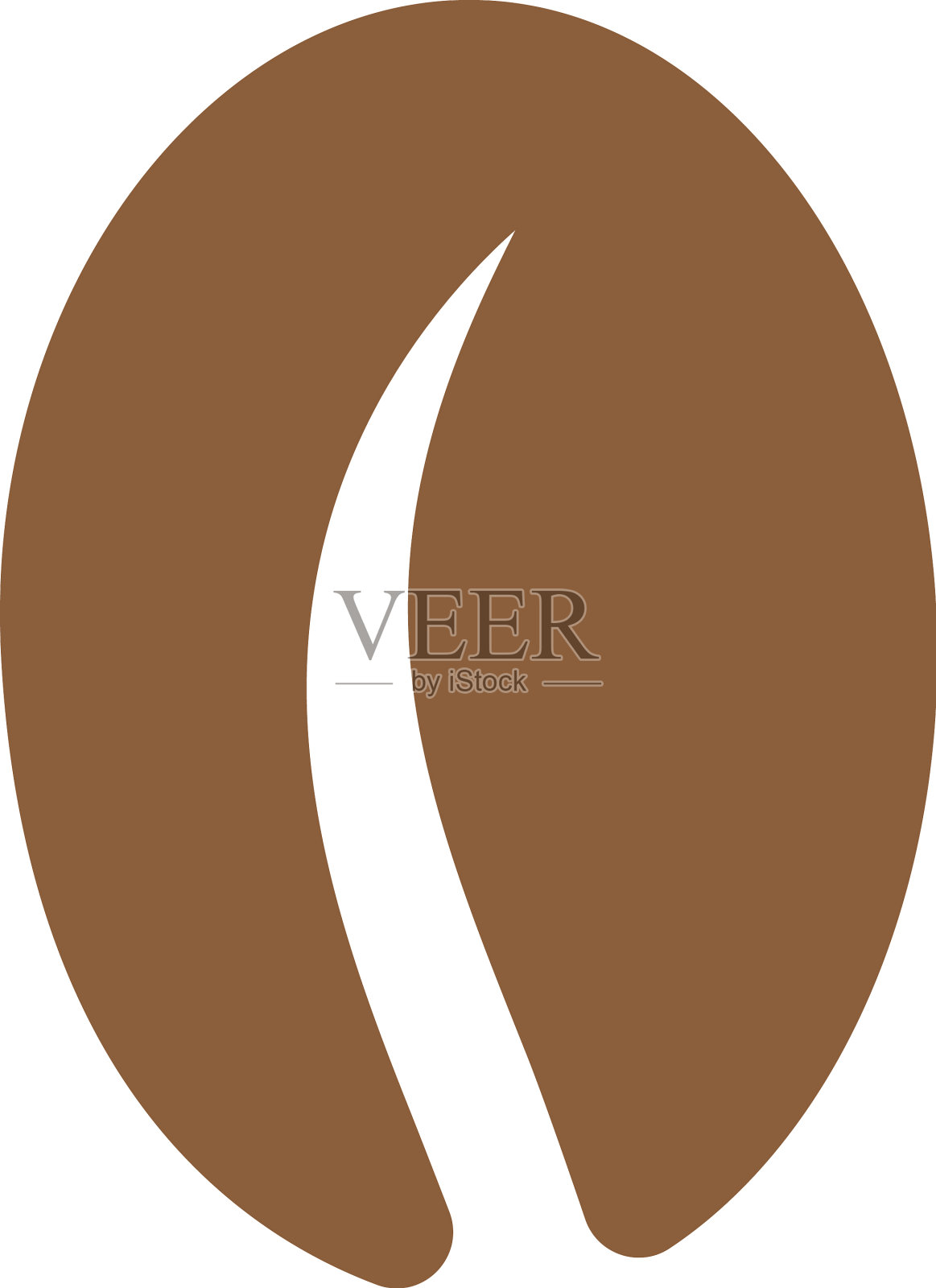 咖啡豆的标志设计元素图片