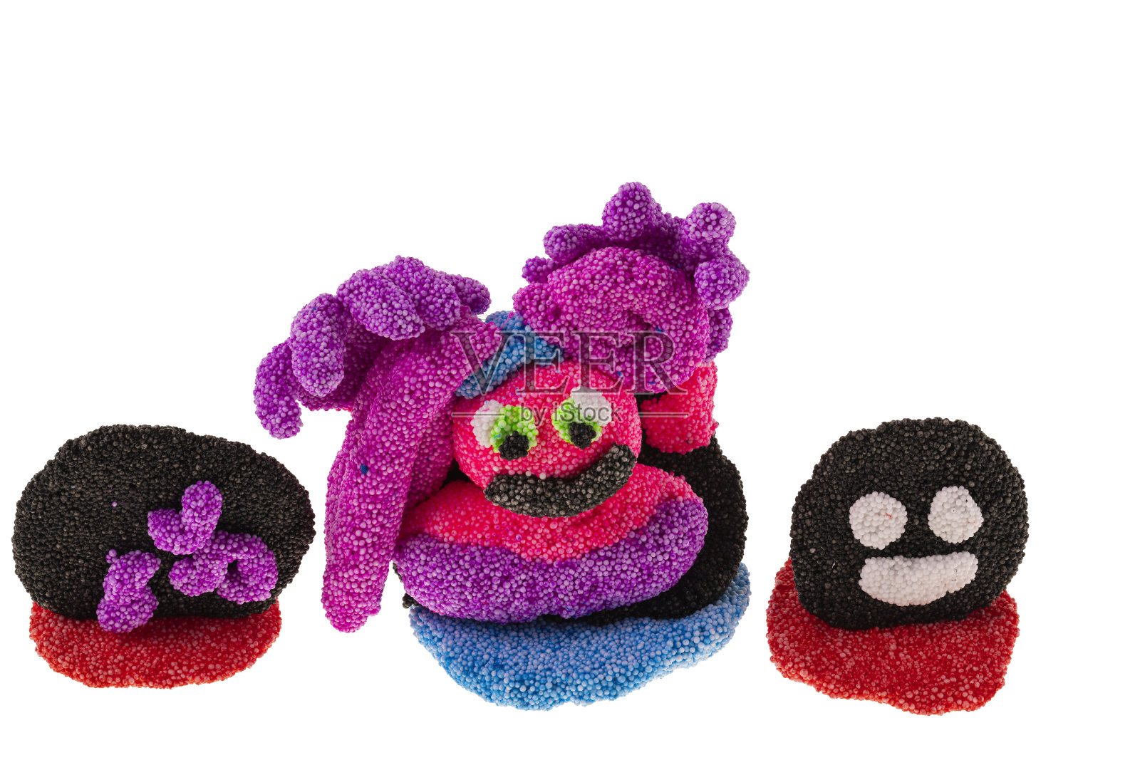 近距离观看小男孩做的手工玩具。瑞典。照片摄影图片